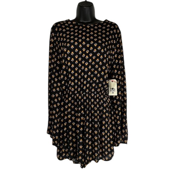 BILLABONG Open Heart Romper Sz L Orange Floral Open Back Tie Romper Boho Summer - Picture 4 of 11